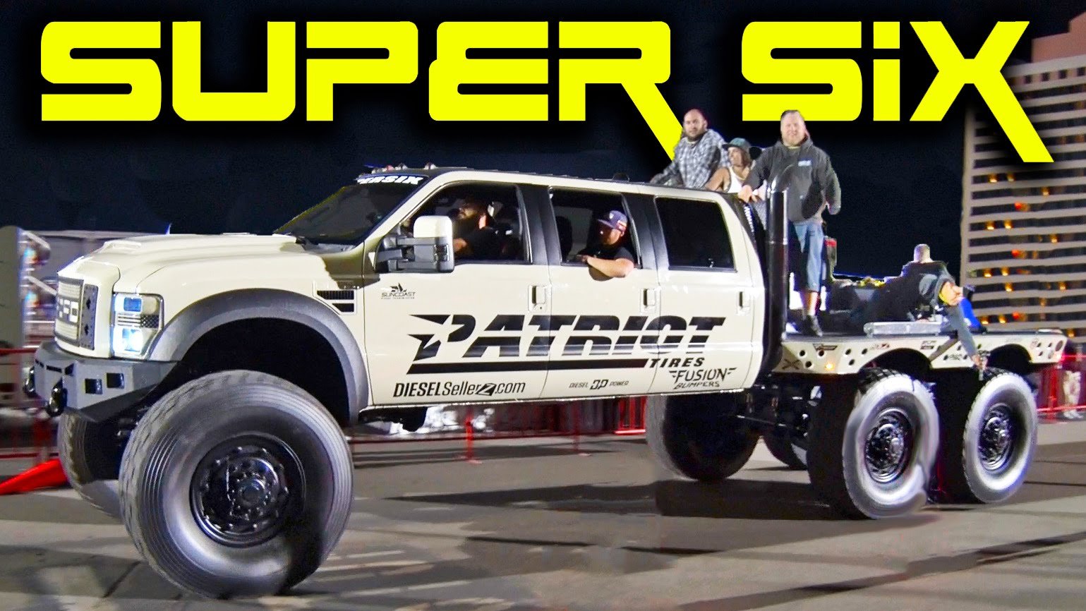 Super Six Patriot Ford Monster Truck 6x6x6