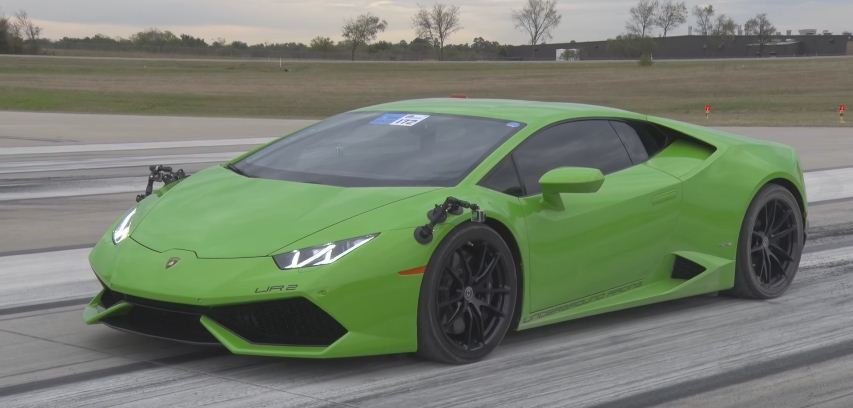 Twin-Turbo Lamborghini Huracan half mile world record