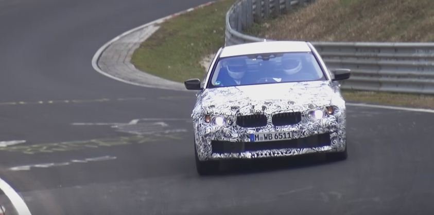 2018 BMW M5 Prototype Testing at Nurburgring