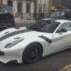 Gordon Ramsay's Ferrari F12 TDF in London