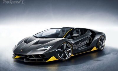 Lamborghini Centenario Roadster rendering