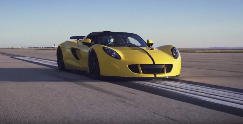 Hennessey Venom GT sets new world speed record