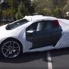 Lamborghini Huracan wrapped like a Christmas present