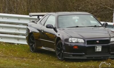 R34 V-Spec Nissan GT-R Crash at Nurburgring