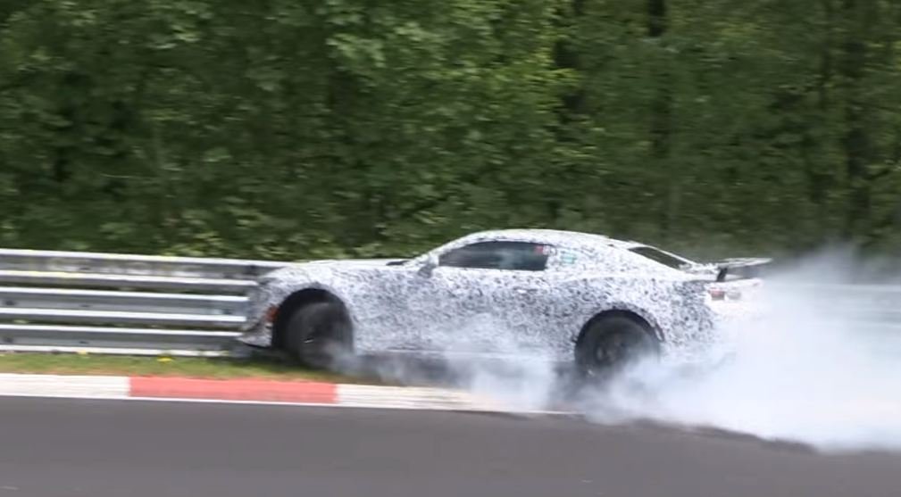 2016 Camaro Z28 crashed at Nurburgring