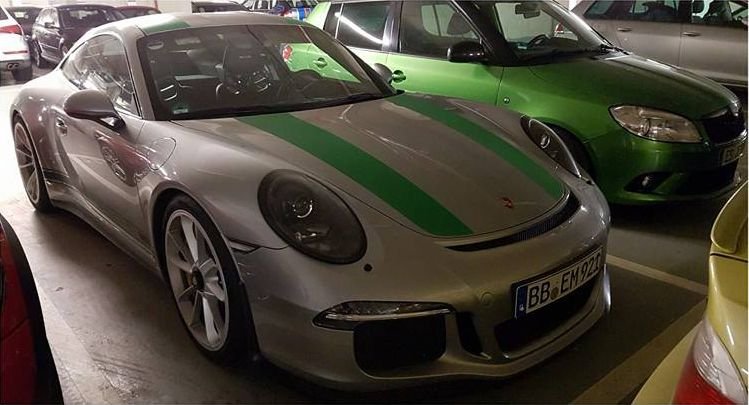 Boosted Boris spots rare Porsche 911 R at Nurburgring-2