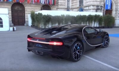 Bugatti Chiron start up and loud revs
