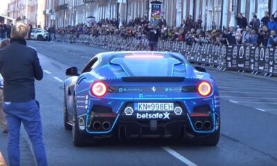 Josh Cartu's Ferrari F12 TDF Burnout Gumball 3000