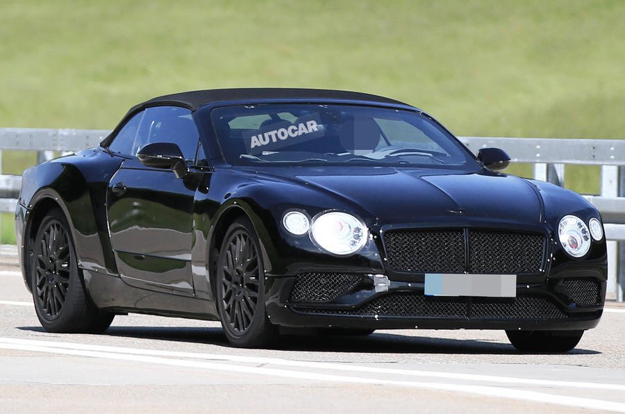 2018 Bentley Continental GT Convertible-spy shots-1