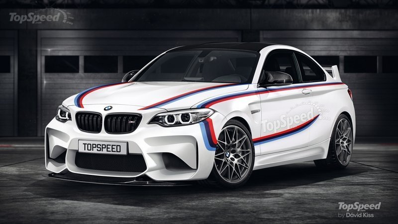 BMW M2 CSL- M2 GTS digital rendering