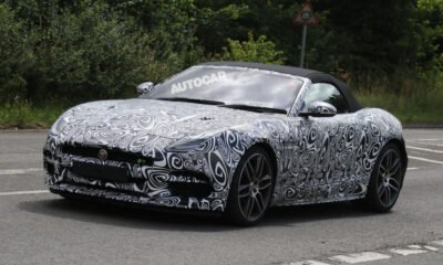 Jaguar F-Type R facelift spy shots-1