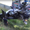 Koenigsegg One-1 crashes at Nurburgring