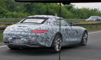 Mercedes-AMG GT Roadster spy shots-2