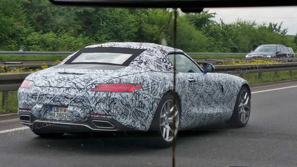 Mercedes-AMG GT Roadster spy shots-2