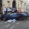 Pagani Huayra Pearl crash