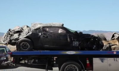 Twin Turbo Camaro crashes at Shift S3ctor