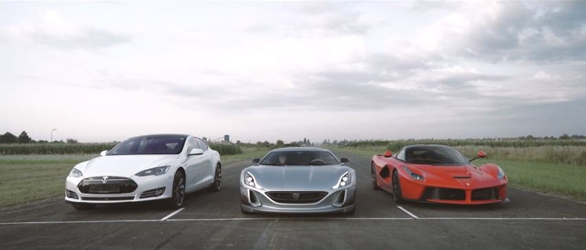 Rimac Concept One vs Ferrari LaFerrari