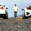 Drag Race- Acura NSX vs Nissan GTR