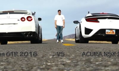 Drag Race- Acura NSX vs Nissan GTR