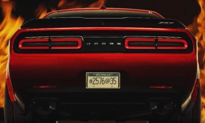 Dodge Challenger Demon coded message teaser