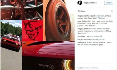 Dodge Challenger SRT Demon images leaked-1