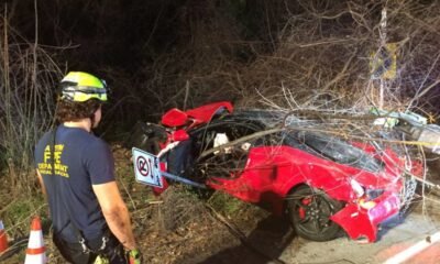 Ferrari 458 Speciale Red Bud Trail Crash-Austin-Texas-2