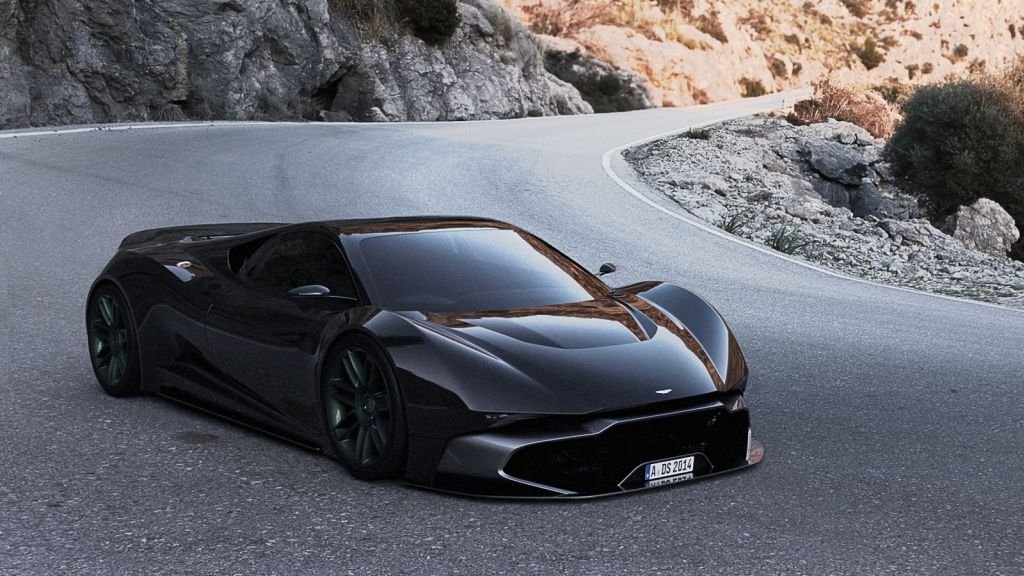 Mid-engine Aston Martin Vulcan concept-Adrien Fuinel-1