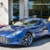 Striking Blue Aston Martin One-77 For Sale in the US-2