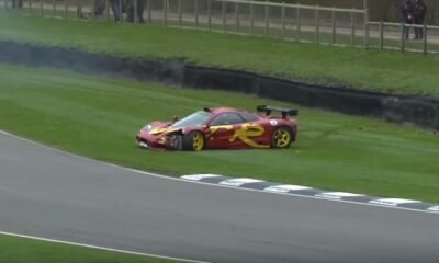 Nick Mason-McLaren F1 GTR Crash-Goodwood