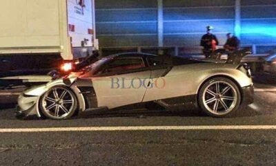 Pagani Huayra BC Crash Rome