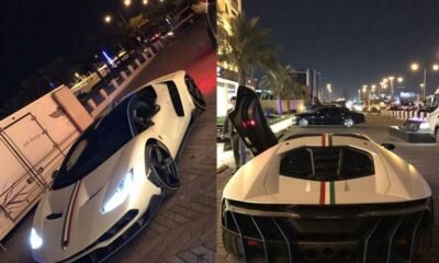 Satin White Lamborghini Centenario-Qatar-1