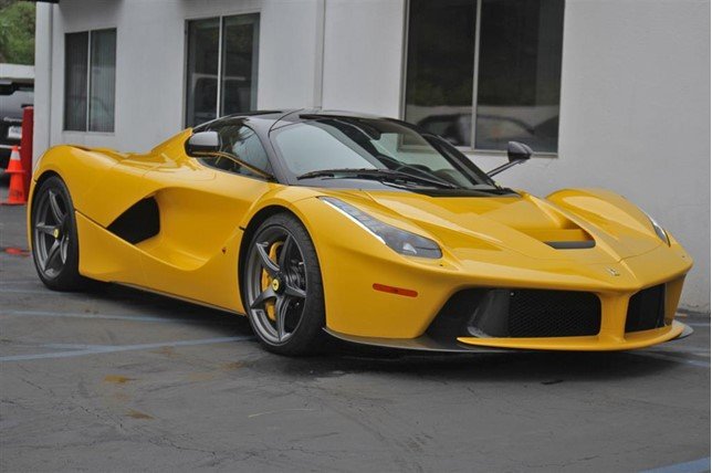 Yellow LaFerarri for sale in the US-Giallo Modena-5