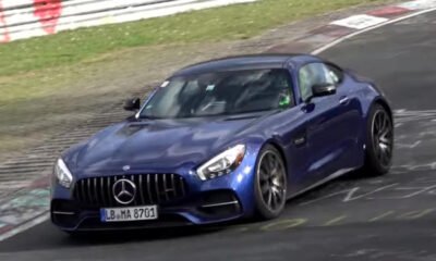 2018 Mercedes-AMG GT Facelift spotted-prototype-test mule-Nurburgring