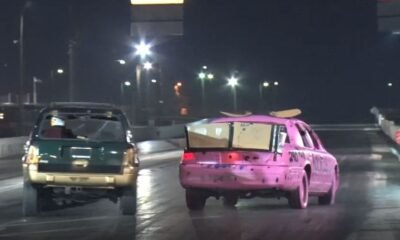 Demolition drag racing