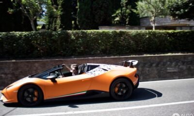 Lamborghini Huracan Performante Spyder-spy shots-1