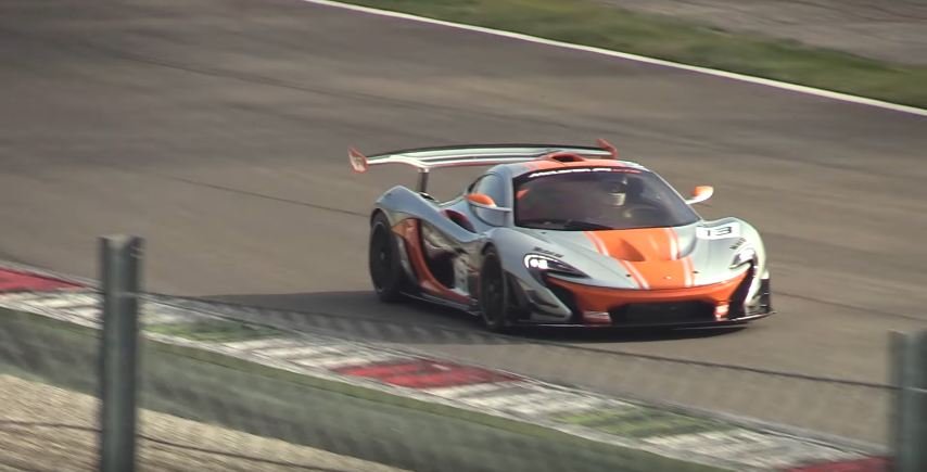 McLaren P1 GTR track day-Monza