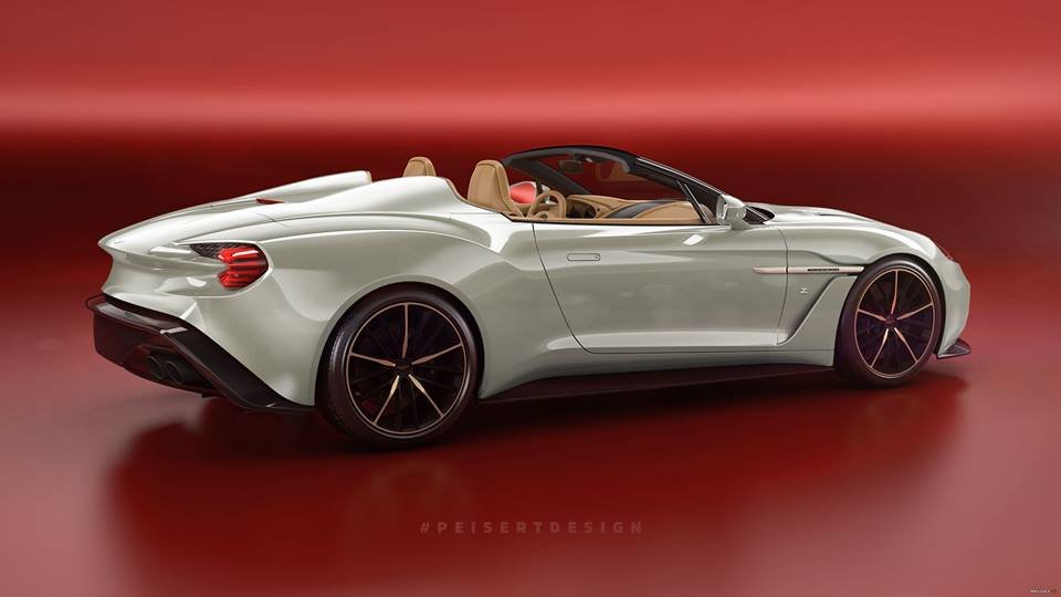 2019 Aston Martin Vanquish Zagato Speedster Render-Peisert Design