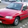 Ford Escort Red Sedan