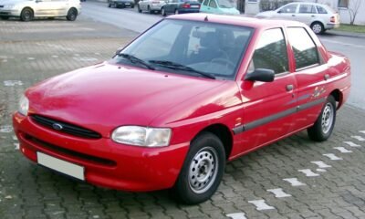 Ford Escort Red Sedan