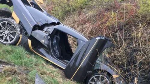 Koenigsegg Agera RS crash-Sweden