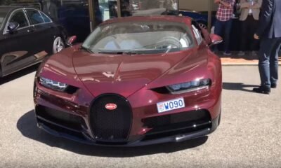 Red Carbon Bugatti Chiron-Monaco