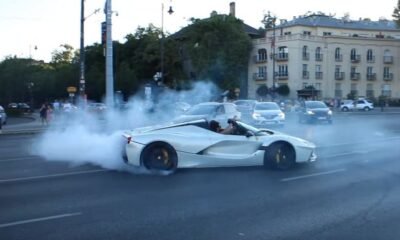 LaFerrari Aperta-Burnout-Gumball 3000-Josh Cartu