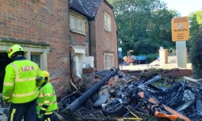 McLaren 570S-Crash-Trowbridge-Wiltshire-UK