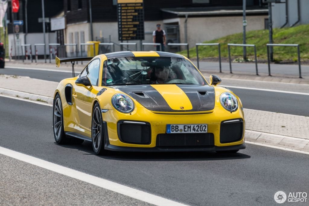 Porsche 911 GT2 RS-Racing Yellow-Nurburg-1