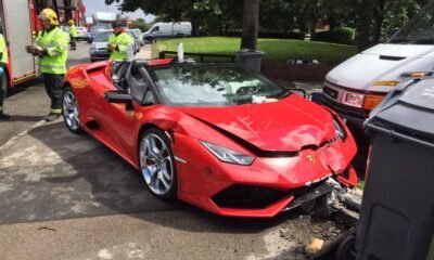 Rental-Lamborghini Huracan Spyder-Crash-Birmingham-2