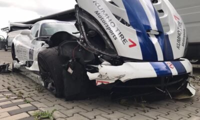 Crowdfunded-Dodge Viper-Nurburgring-lap-record-crash