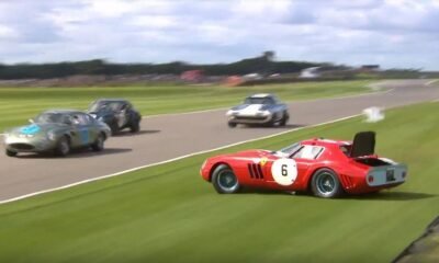 Ferrari 250 GTO crash-Goodwood-Revival