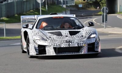 McLaren P15-Nurburgring-spy shots