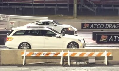 Doug deMuro-Mercedes E63 AMG Wagon-Porsche 911-Audi R8-drag race