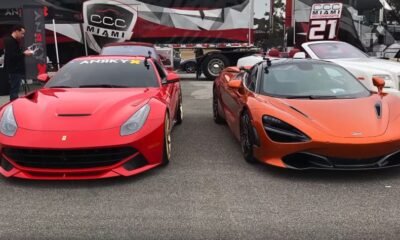 McLaren 720S vs 800hp Ferrari F12